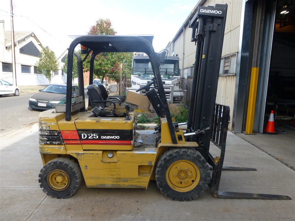 Daewoo D252 Diesel Forklift, 1994 (Melrose Park, SA) Auction (0009