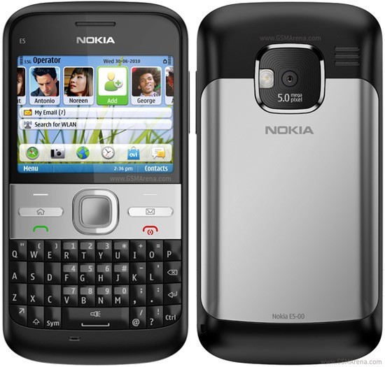 New Nokia E5 Mobile Phone - Black
