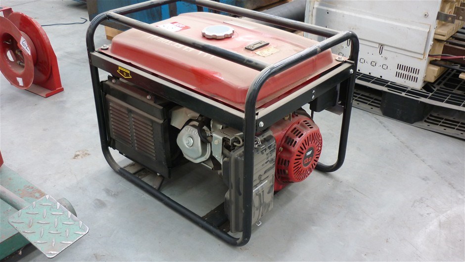 Dual power generator 6500, 5.5 kilowatts, 13hp petrol motor Auction ...