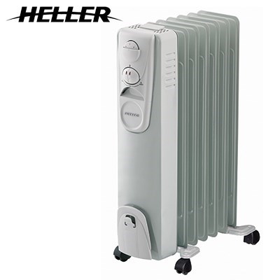 Buy 1500W 7 Fin Column Oil Heater - White | Grays Australia