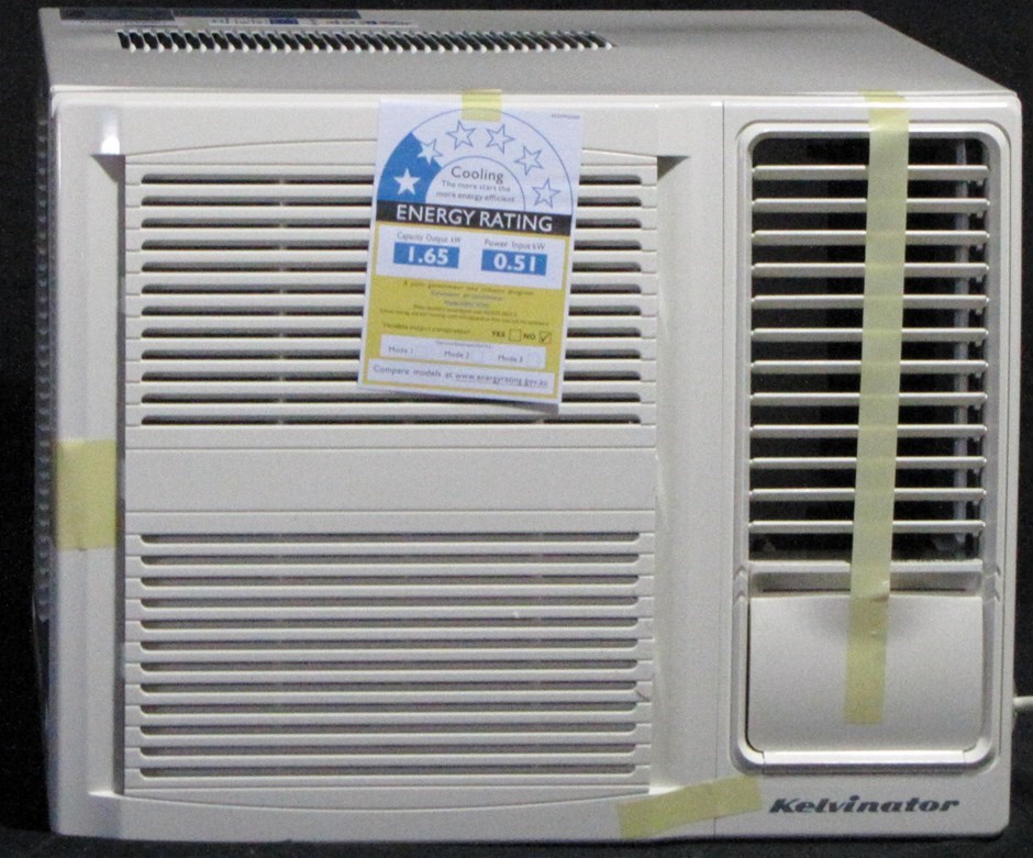 Kelvinator 1.6kW Window/Wall Cooling Only Air Conditioner (White