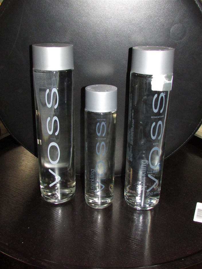 80 Bottles of Assorted Sizes of Voss Water Auction (00322421314