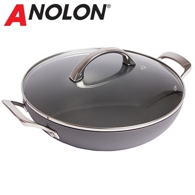 Raymond Blanc by Anolon 30cm Wok with Li