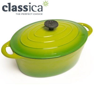 Classica Cast Iron Dutch Oven Green