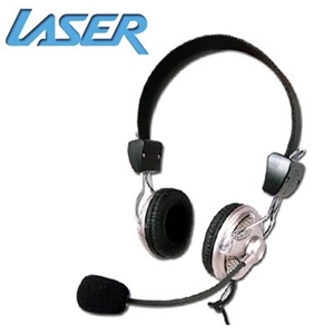 Laser Hi-Fi VoIP Stereo Headset with Mic