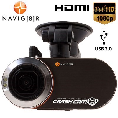 Buy Navig8r 2.7'' CrashCam In Car DVR with GPS | Grays Australia