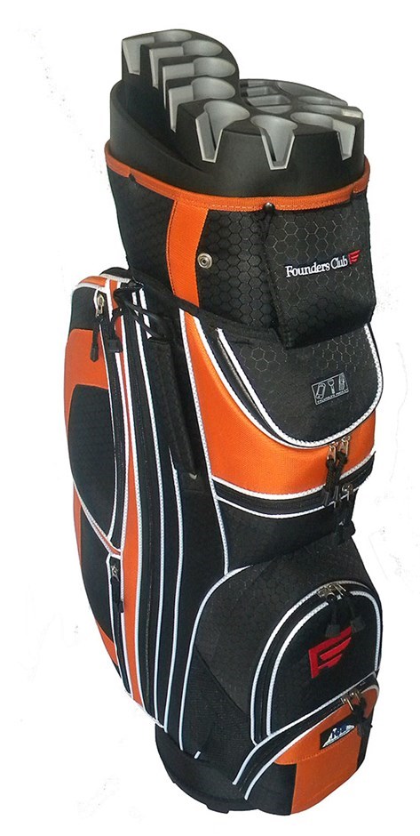 Premium 14 Way Motorised Orange Cart Bag