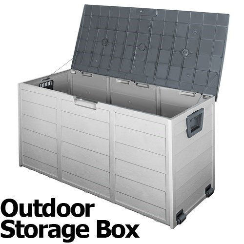 Giantz 290L Outdoor Storage Box - Grey