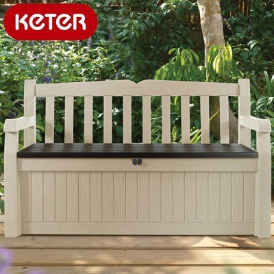 Keter 265L Garden Bench & Outdoor Storag