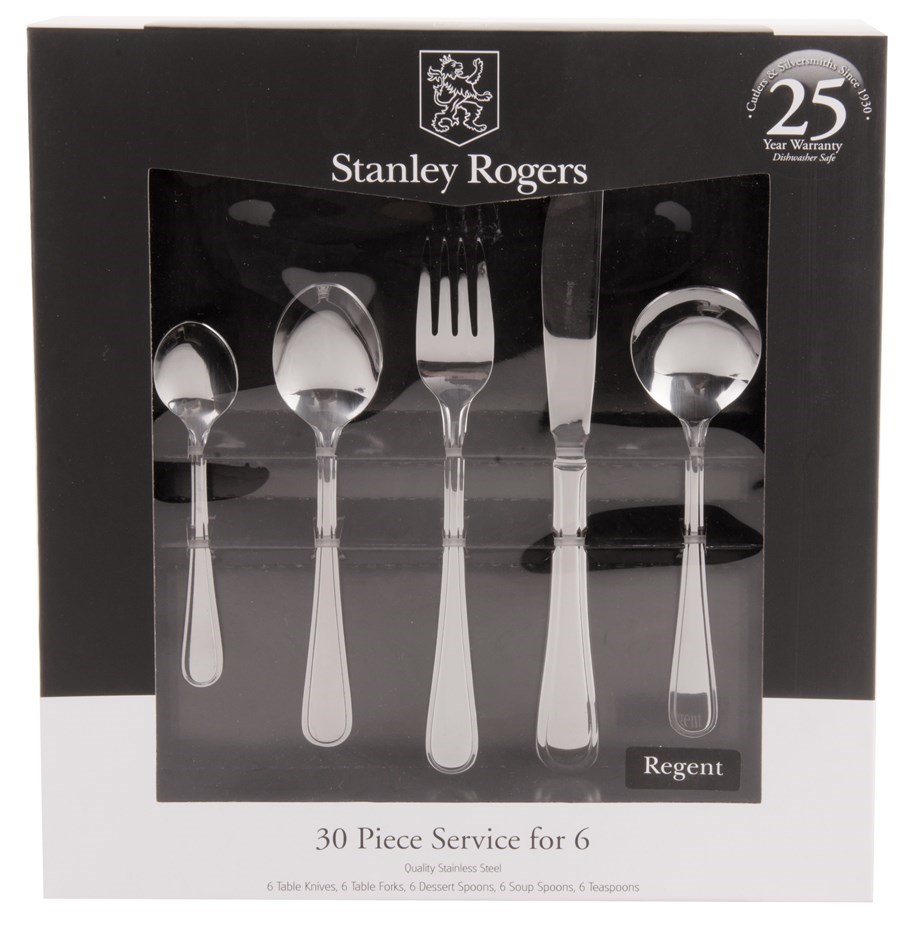 Stanley Rogers 30 Piece Cutlery Set - Re