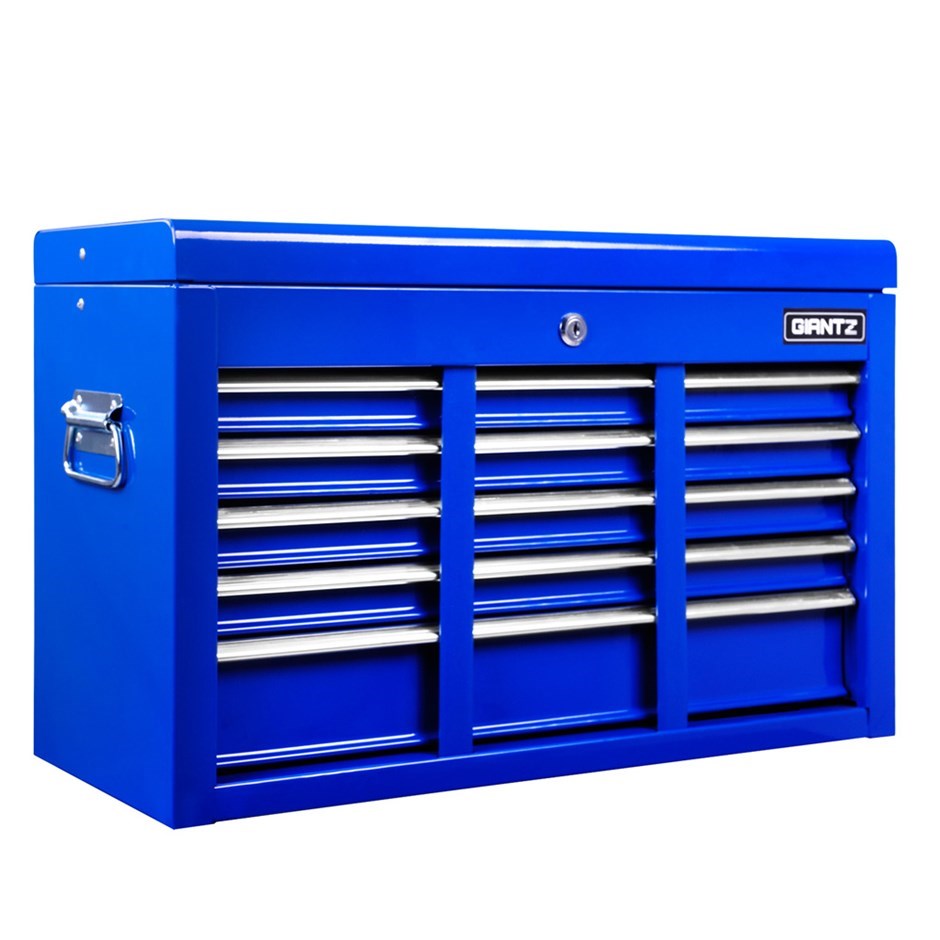 Giantz 9 Drawer Mechanic Tool Box Storage - Blue