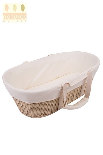 Natures Purest Moses Basket & Dressings