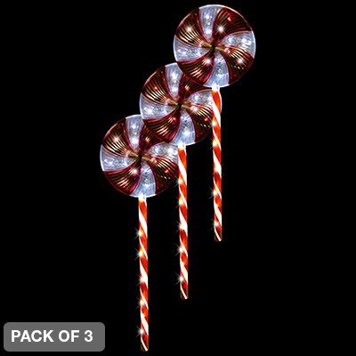 72 LED Lollipop Path Lights Christmas Di