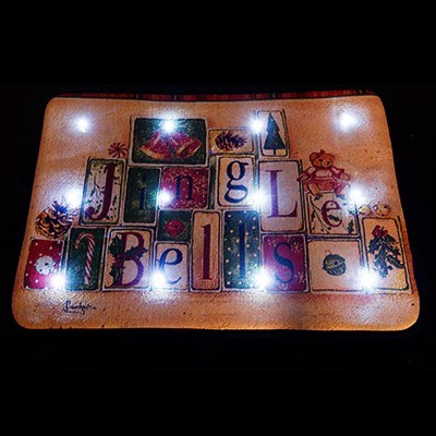 12 LED Jingle Christmas Light Up Musical