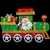 35 LED Tinsel Santa Train Christmas Light Display
