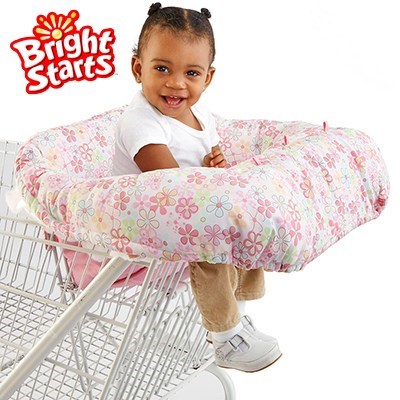 Pink shopping best sale cart cover