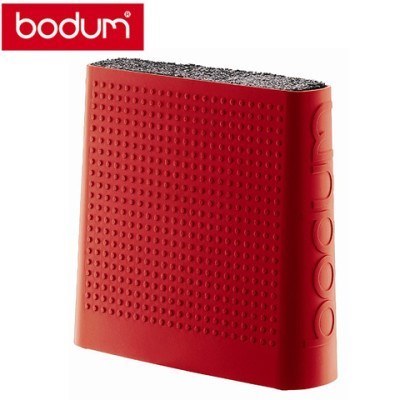 bodum knife block red