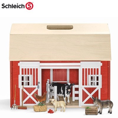 Schleich Portable Barn & Farm Toys