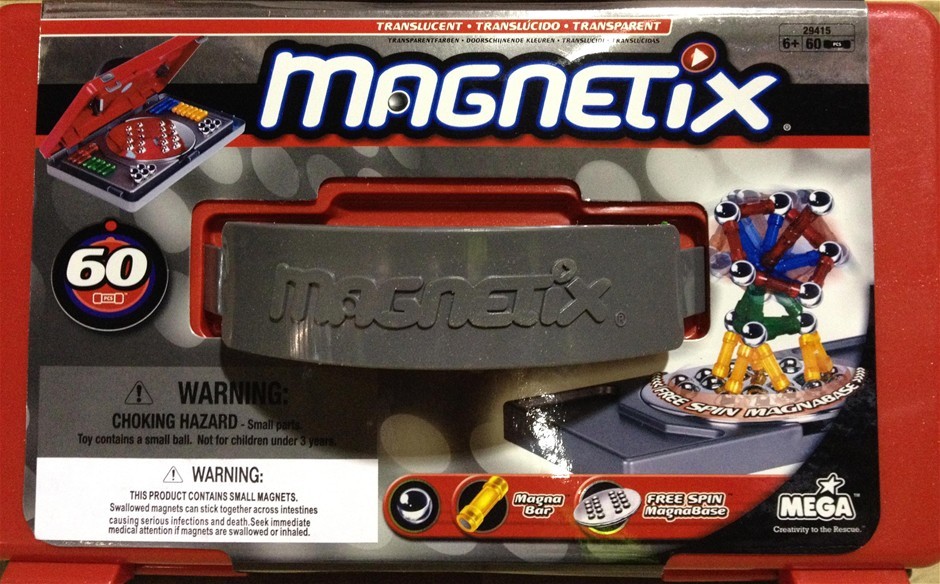 Magnetix Mod Rods 60 Piece Gift Box (Red