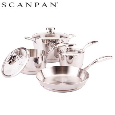 Scanpan Axis 4-Piece Stainless Steel Coo