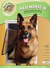 Pig In Mud Aluminium Pet Door Medium