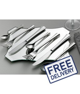 Buy New Noritake Silk Road 42 Piece 18/8 Stainless Cutlery Set