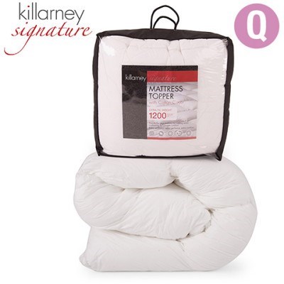 1200GSM Killarney Mattress Topper - Quee