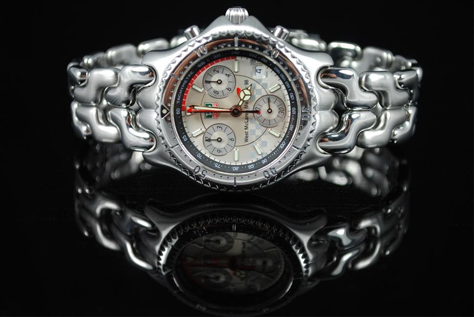 Gents TAG Heuer West McLaren Mercedes 98 LE Quartz 1/10th Chronograph Watch