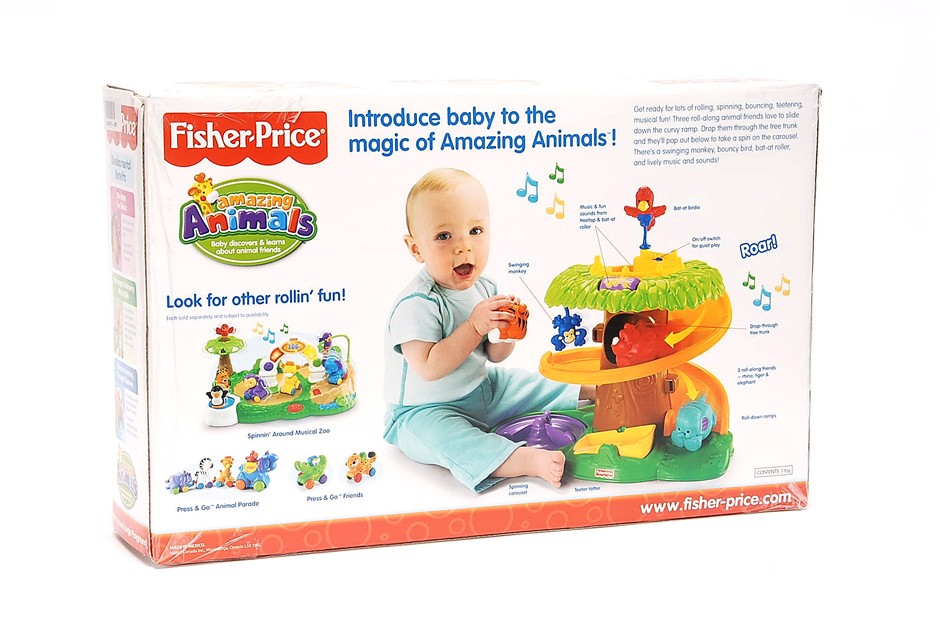 Buy Fisher-Price Amazing Animals Roll Around Treehouse | Grays Australia