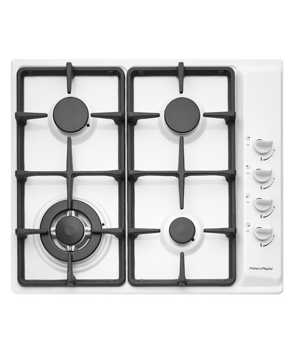 Buy Fisher & Paykel White 4 Burner Gas Cooktop Grays Australia