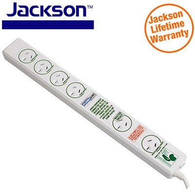 Jackson 6 Outlet Master/Slave Power Boar