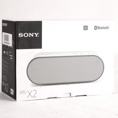Sony SRS-X2 Bluetooth Wireless Speaker White - Main Image