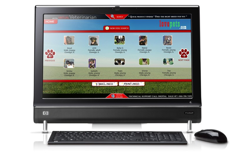 Buy New HP TouchSmart 9100 AllinOne Business Desktop Grays Australia