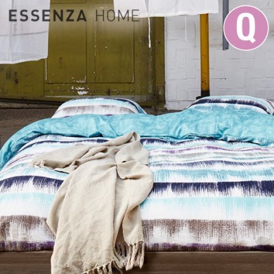 Essenza Queen Quilt Cover Set - Ezra Aqu