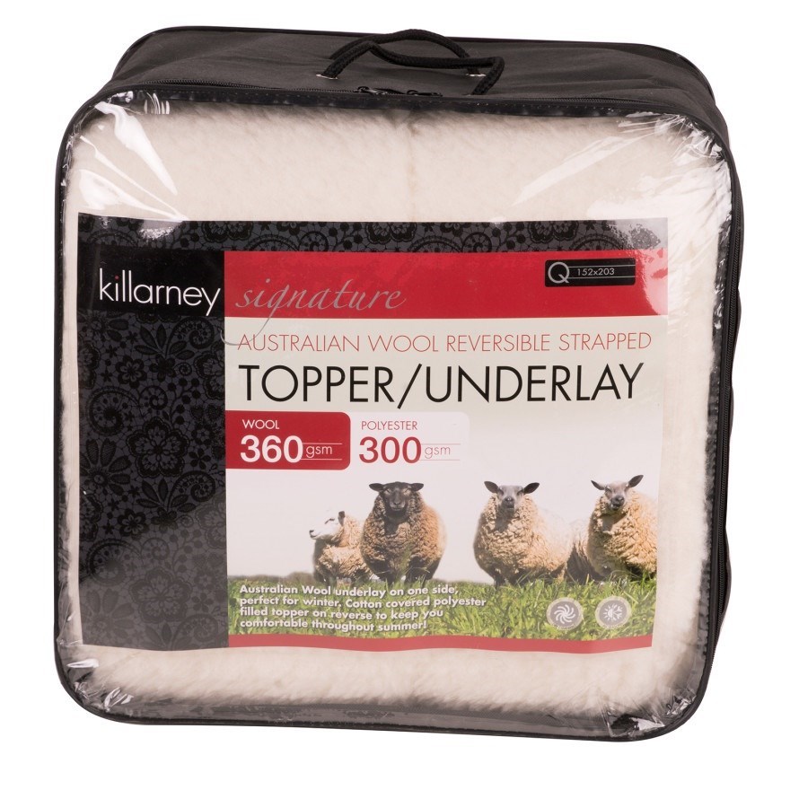Killarney Queen Bed Mattress Topper/Wool