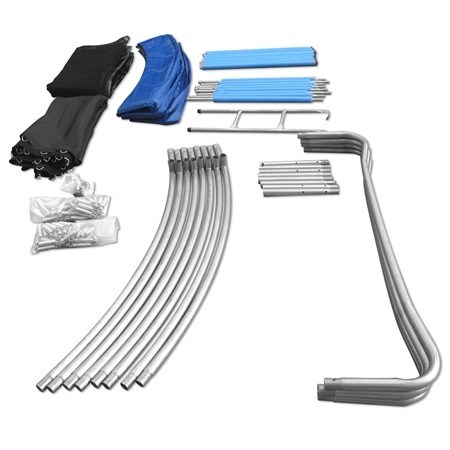 Genki 12ft Trampoline with 6ft Safety En