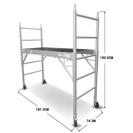 Aluminium Scaffold with Platform Hatch D