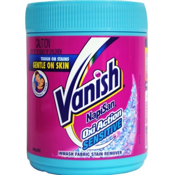 6 x Vanish 500g Napisan Oxi Action Sensi