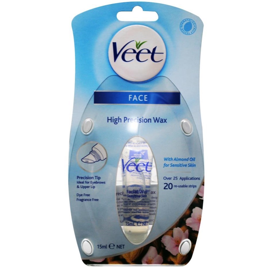6 x Veet 15ml High Precision Face Wax Wi