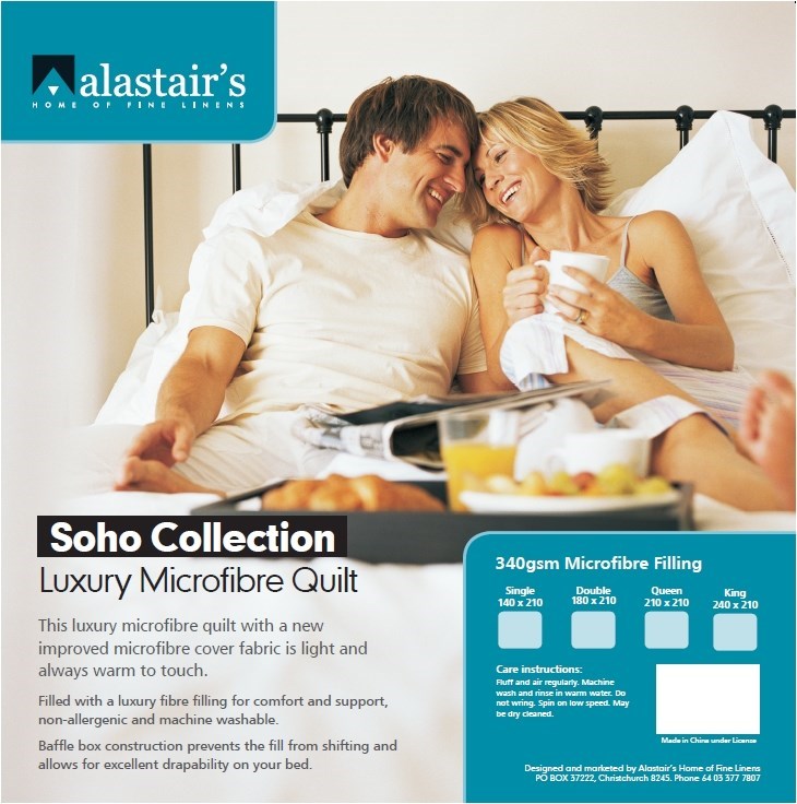 Alastair's SOHO Luxury Microfibre Quilt 
