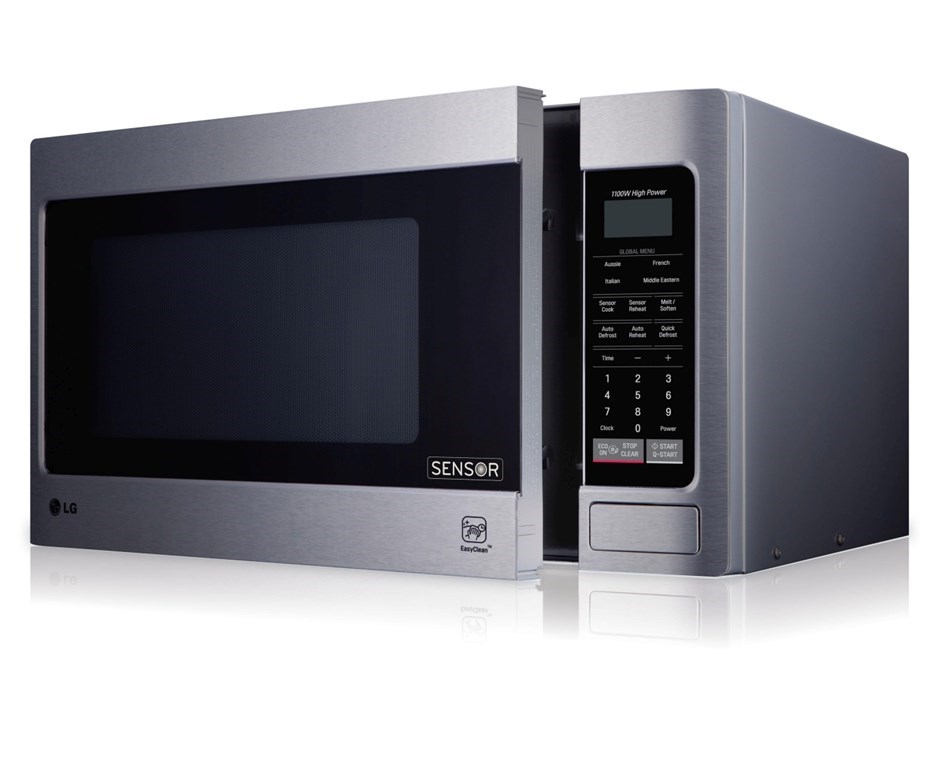 LG 40L Stainless Steel Microwave Oven with Auto Sensor Cook (MS4042XRS