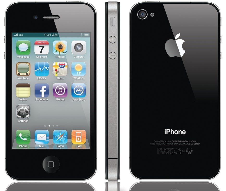Apple iPhone 4S 8GB Phone Black Unlocked