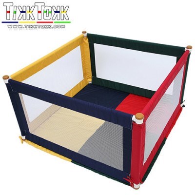 Tikk Tokk Square Fabric Playpen & Mat - 