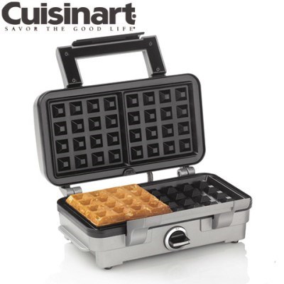 Cuisinart 2-Slice SS Belgian Waffle Make