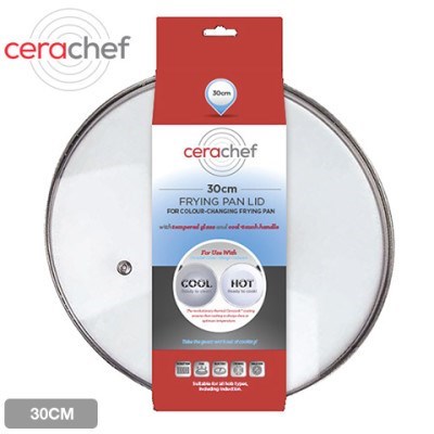 Cerachef 30cm Glass Lid - Made For 30cm 