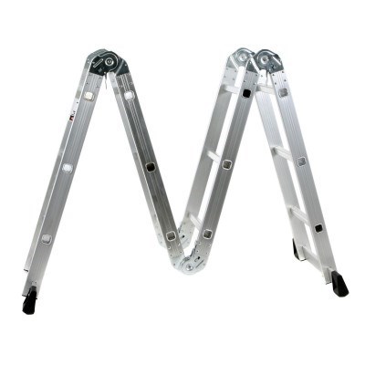 Heavy Duty 3.7m Multifold Ladder and Pla