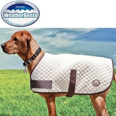 Buy WeatherBeeta Buddy 30cm Quilted Dog Jacket Cream Grays