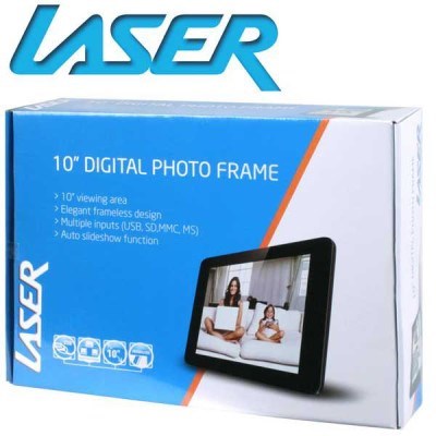 Laser 10in (25cm) Frameless Digital Phot