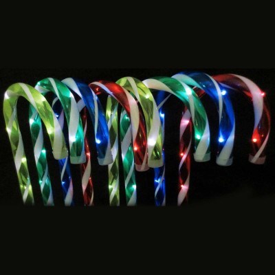 Buy Christmas Set of 8 Solar LED Candy Canes Lights | Grays Australia