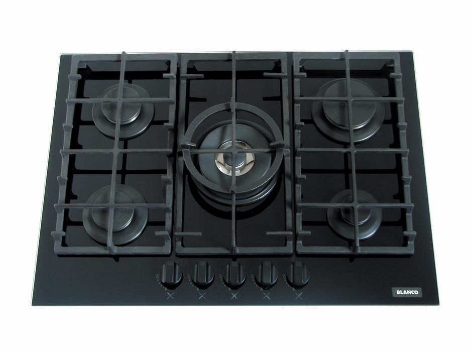 Blanco 70cm 5 Burner Gas Cooktop with Wo